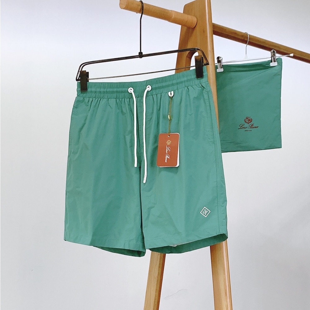 Loro Piana Men's Lightweight Nylon Shorts